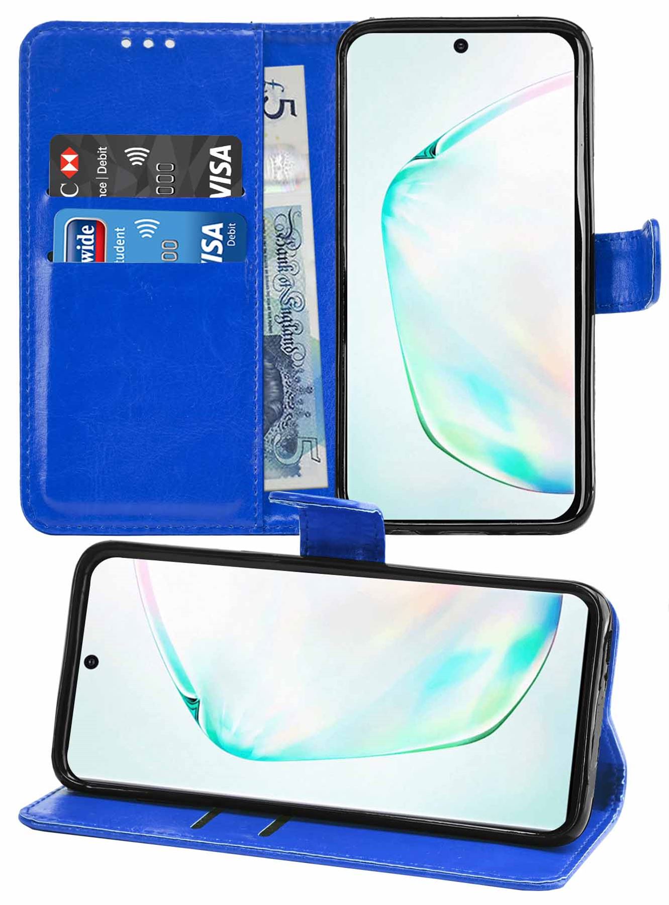 Samsung Galaxy Note 10 Premium Leather Wallet Flip Cover Pouch Book - Picture 18 of 56