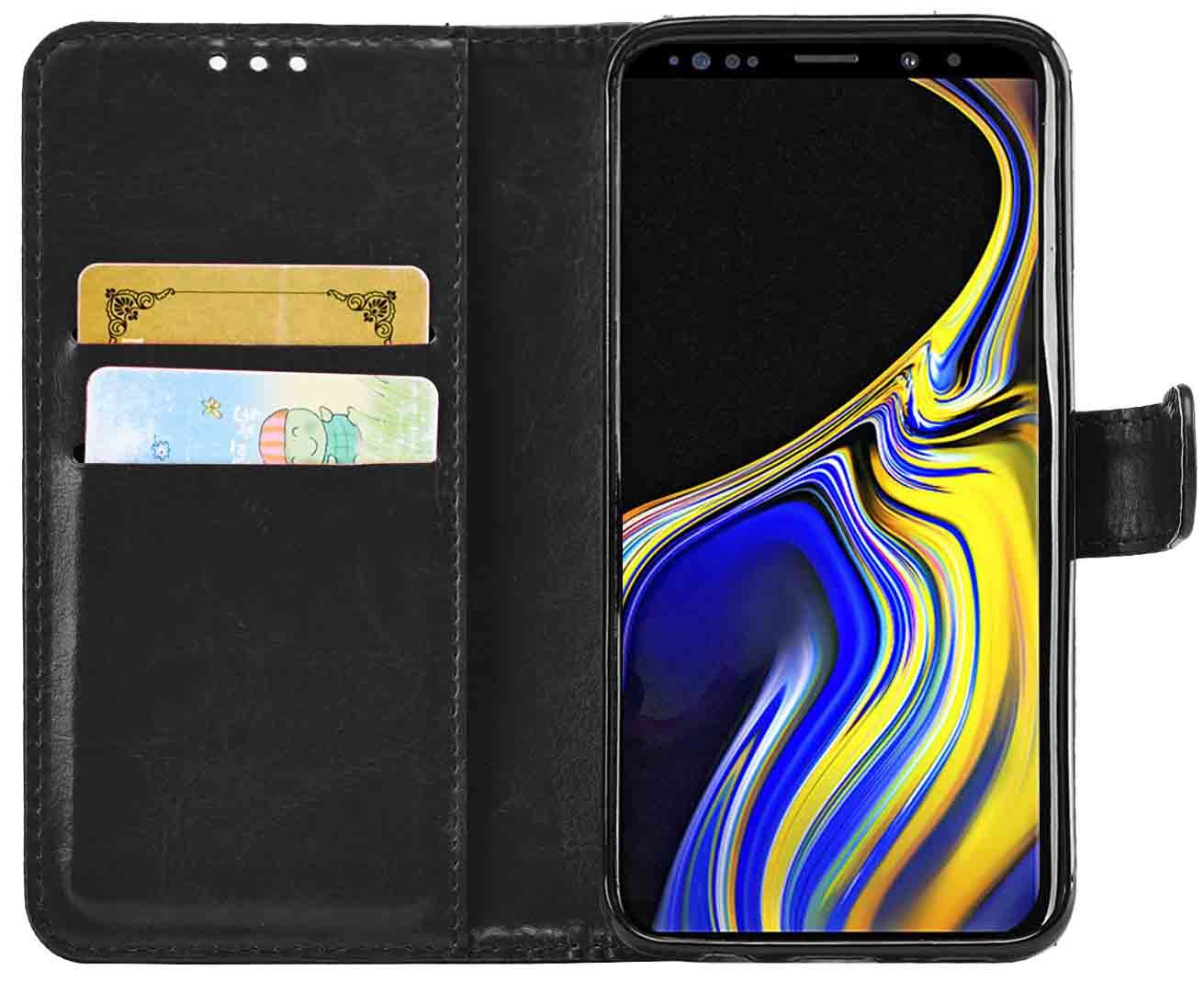 Samsung Galaxy Note 9 Premium Leather Wallet Flip Cover Pouch Book - Picture 7 of 8