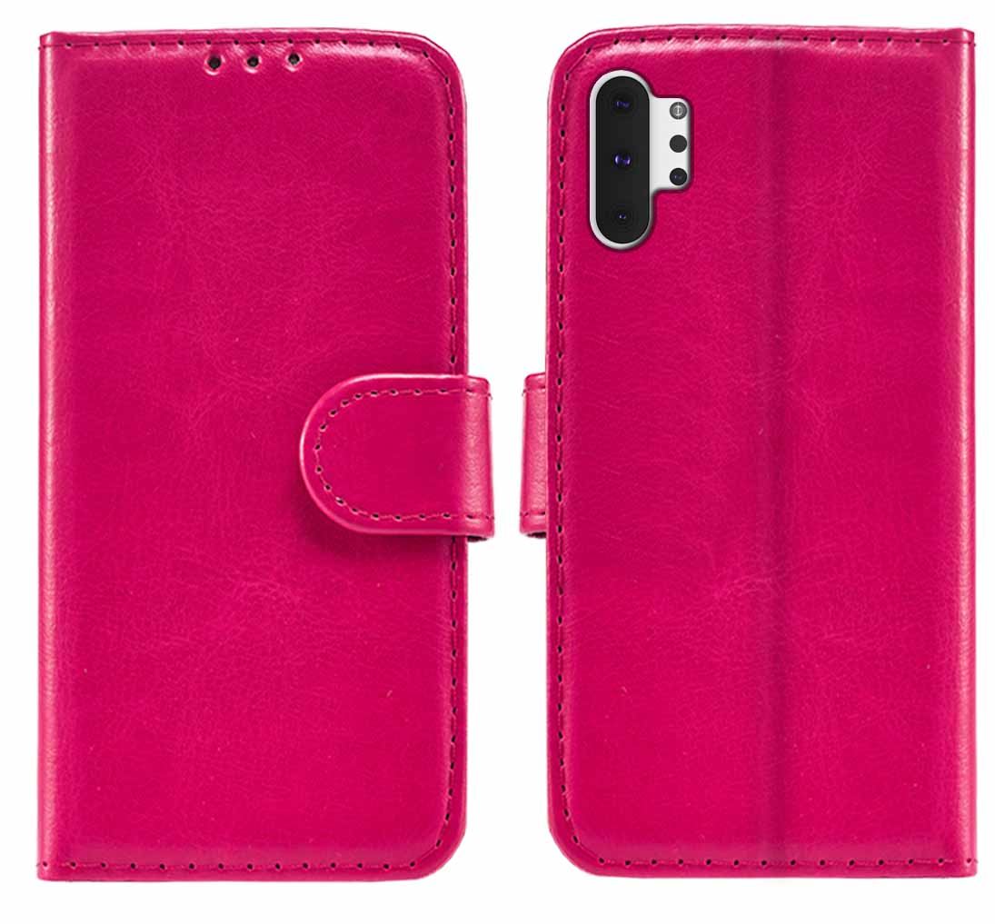 Samsung Galaxy Note 10 Pro Premium Leather Wallet Flip Cover Pouch Book - Picture 29 of 55
