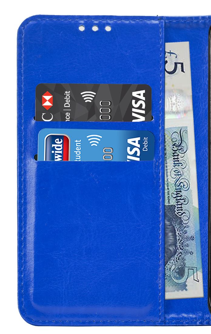 Samsung Galaxy Note 10 Premium Leather Wallet Flip Cover Pouch Book - Picture 19 of 56