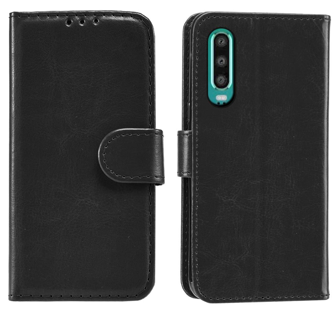 Huawei P30 Premium Leather Wallet Flip Cover Pouch Book - Picture 9 of 39