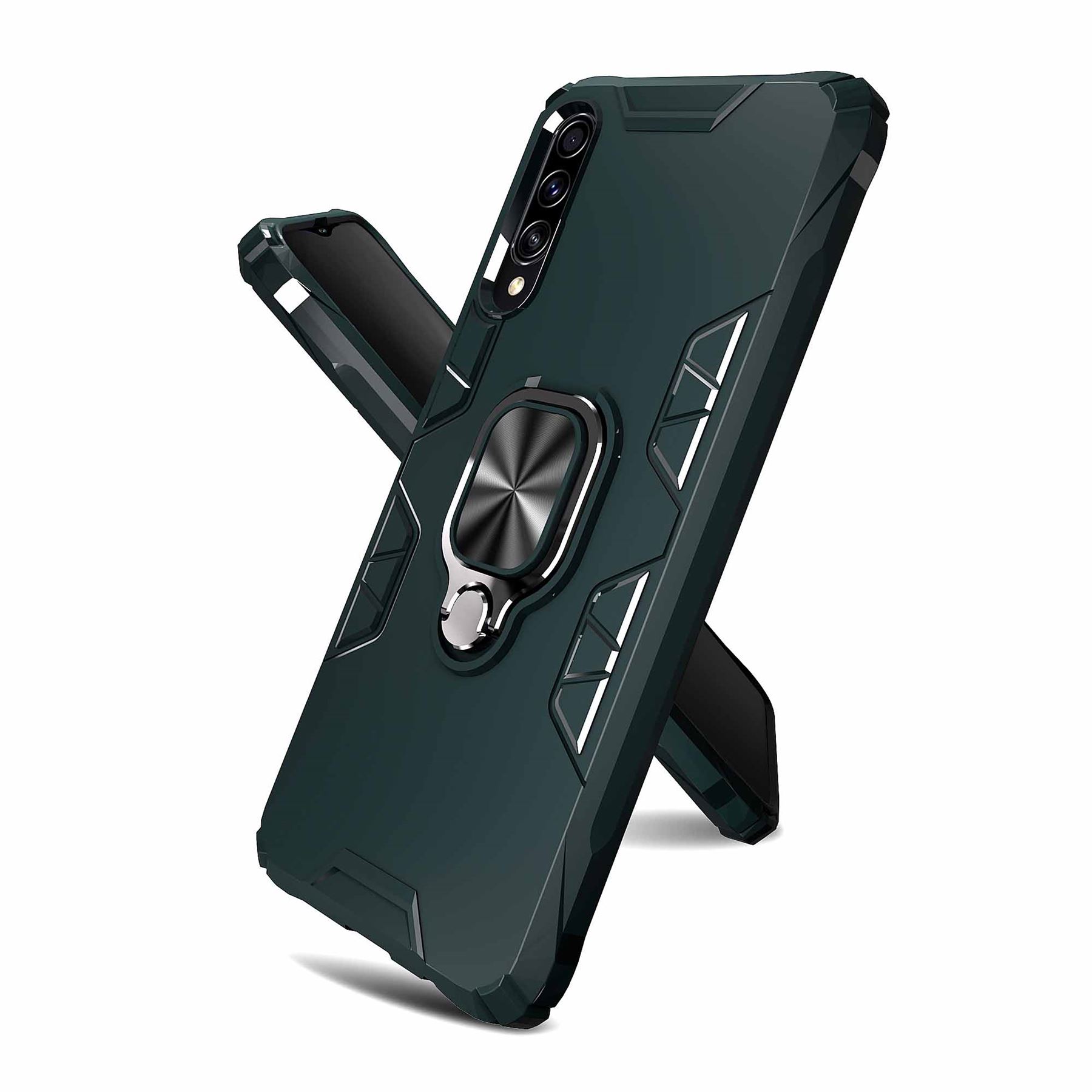 Hybrid Armor Case Shockproof Cover Ring Stand Holder For Samsung Galaxy A51 - Picture 30 of 90