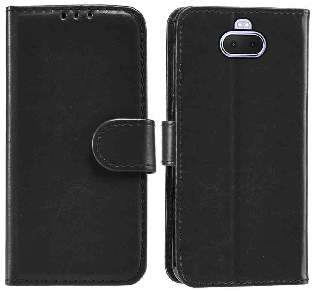 Sony Xperia 10 Premium Leather Wallet Flip Cover Pouch Book - Picture 9 of 35