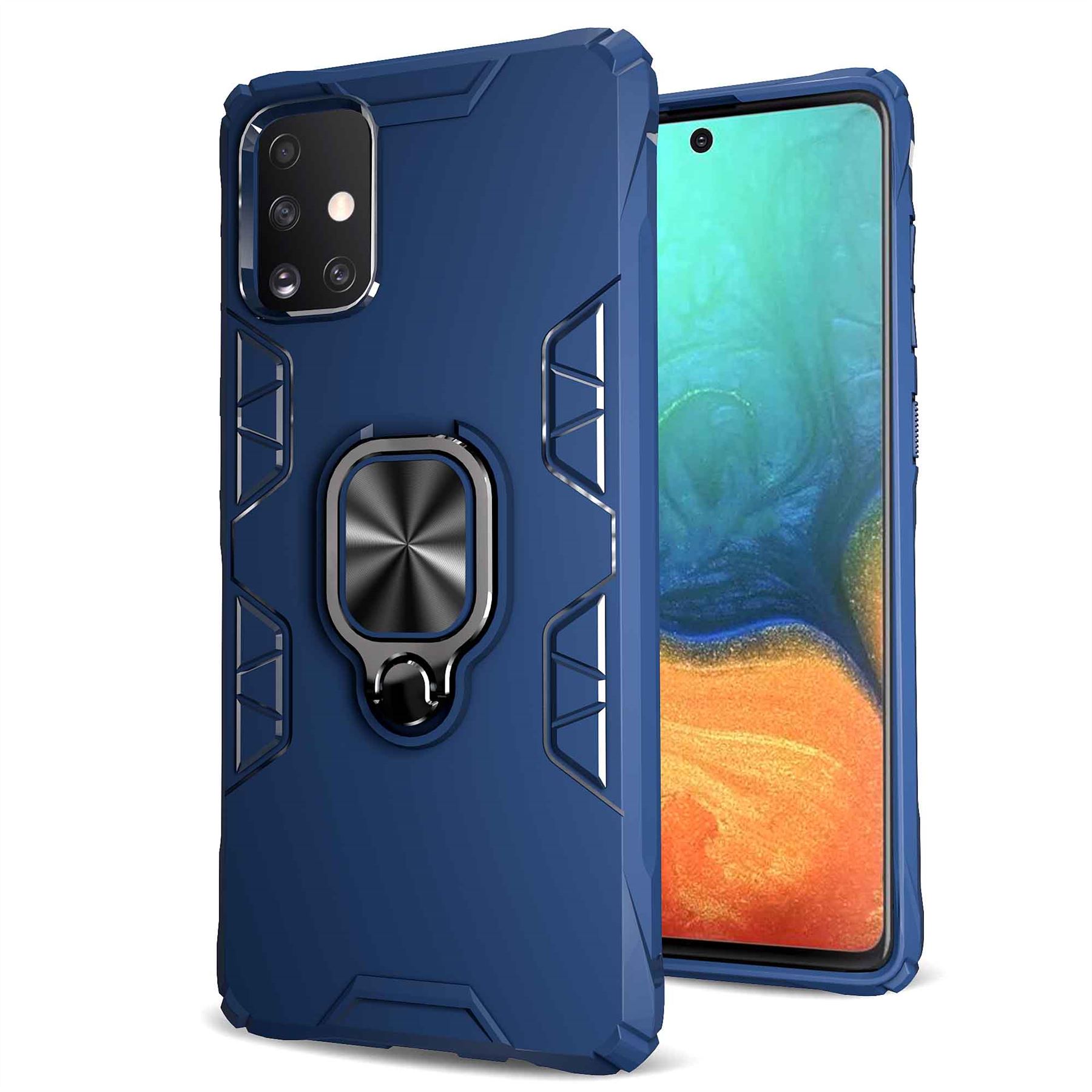 Armor Case Shockproof Cover Ring Stand Holder Samsung Galaxy A81 Note 10 Lite - Picture 21 of 90