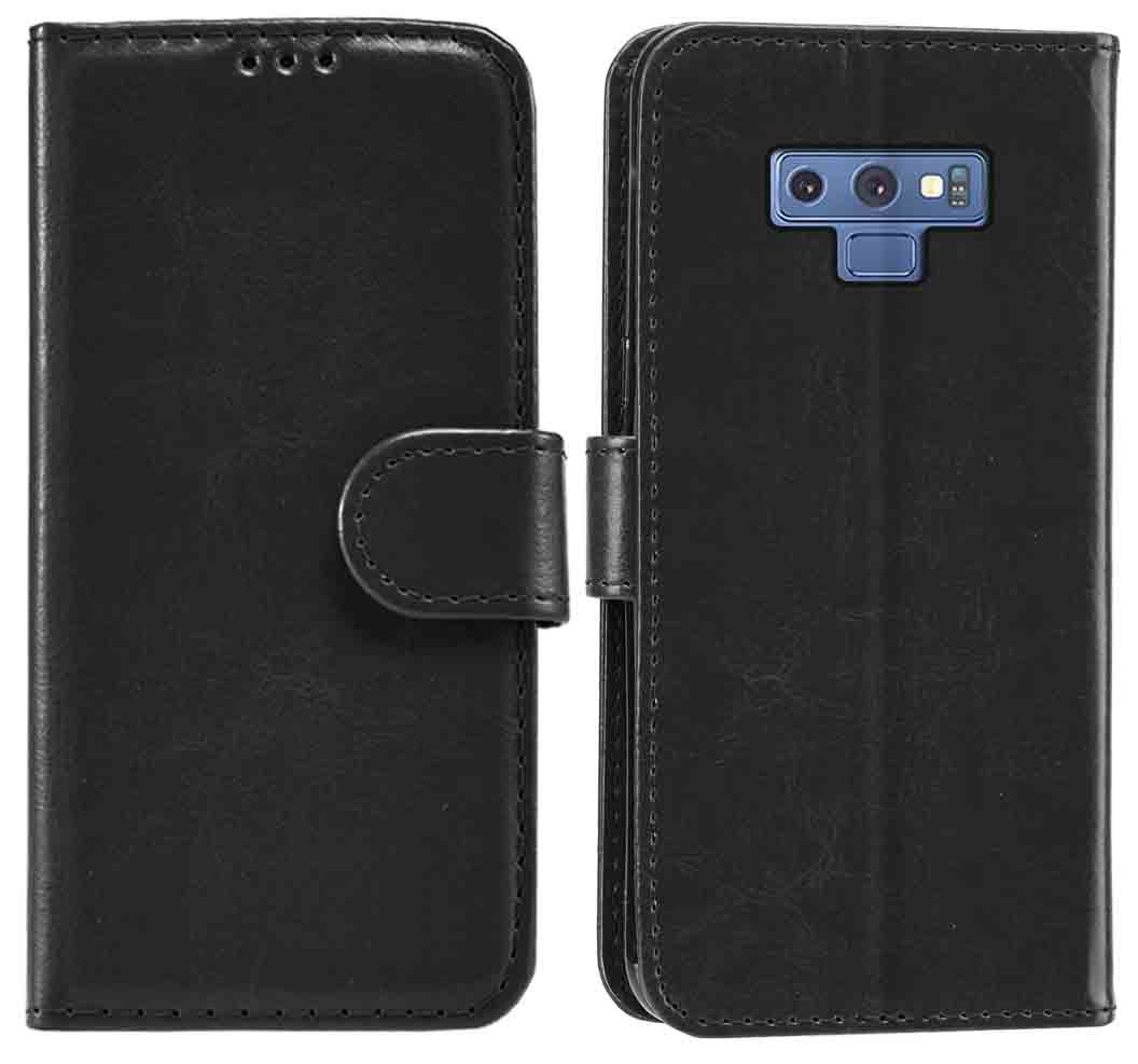 Samsung Galaxy Note 9 Premium Leather Wallet Flip Cover Pouch Book - Picture 8 of 8