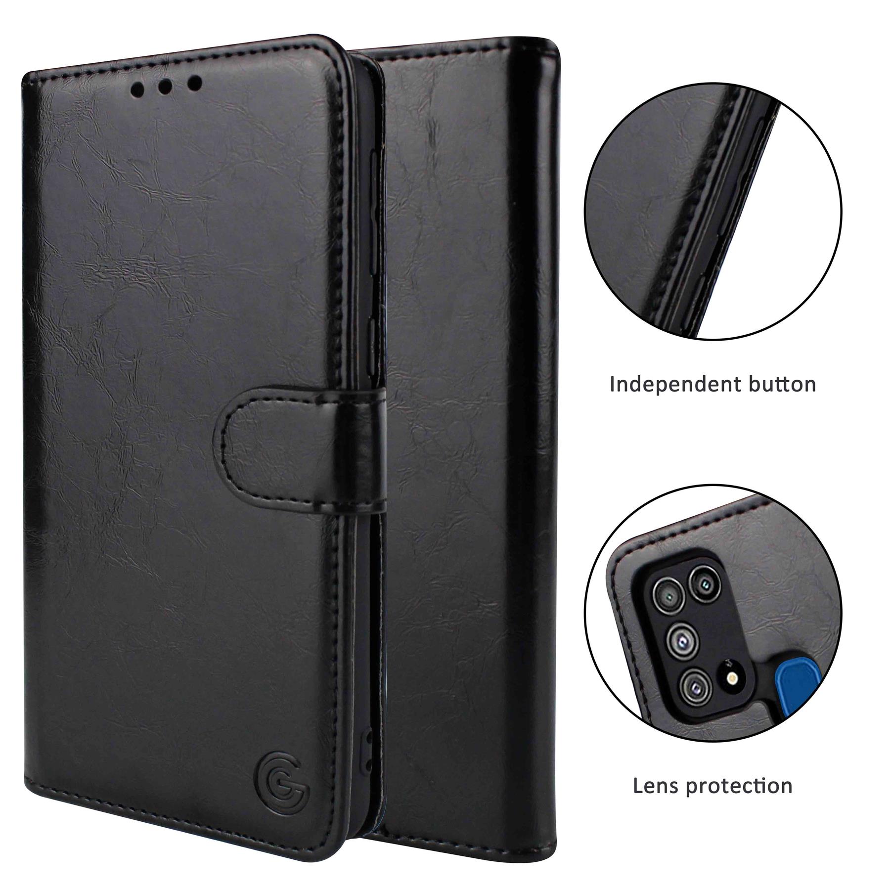 Photo ID Wallet Flip Folio Leather Phone Case Cover for Samsung Galaxy