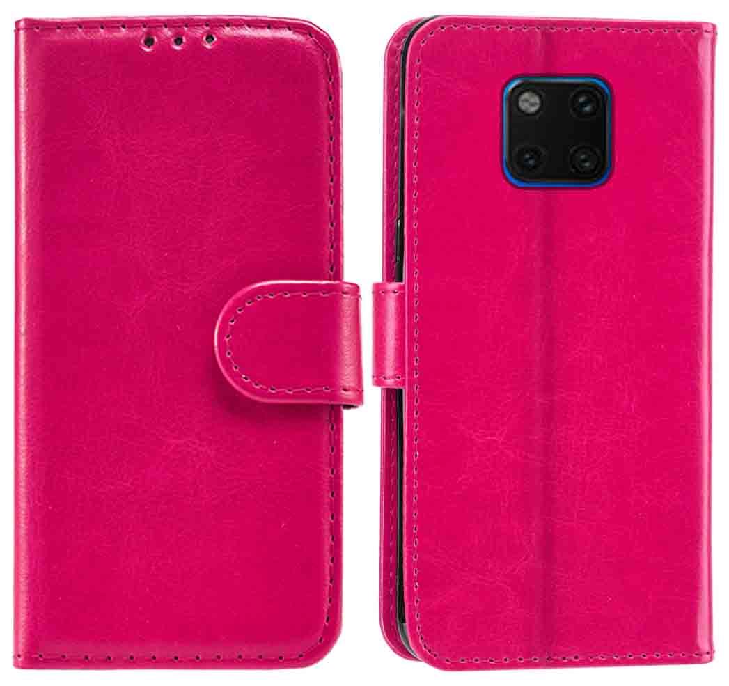 Huawei Mate 20 Pro Premium Leather Wallet Flip Cover Pouch Book - Picture 19 of 30