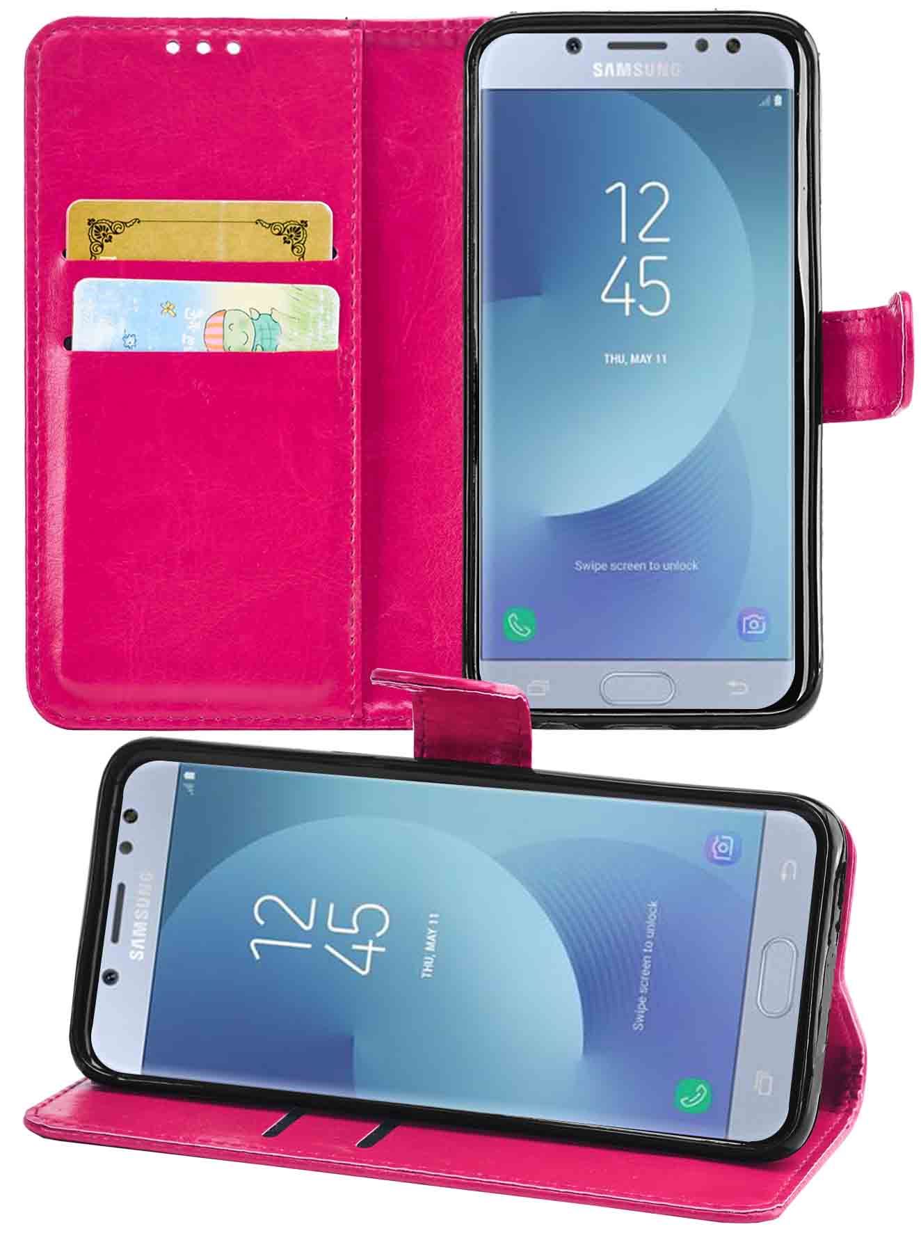 Leather Wallet Flip Cover Pouch Book for Samsung Galaxy A50, M10, M20, M30, A30 - Picture 33 of 62