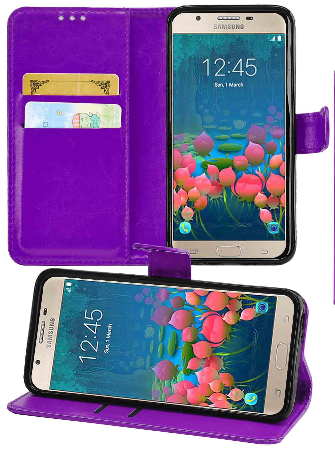 Leather Wallet Flip Cover Pouch Book for Samsung Galaxy A50, M10, M20, M30, A30 - Picture 35 of 62