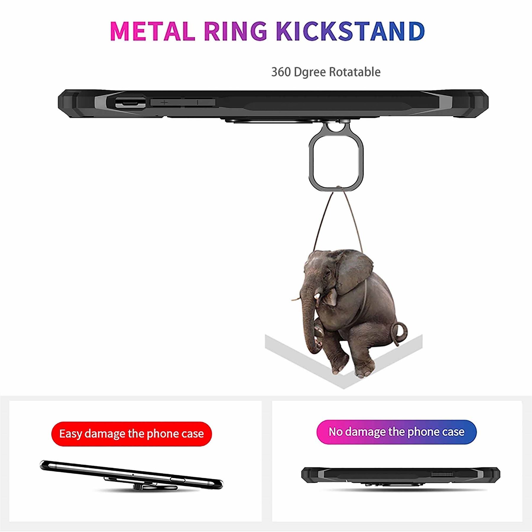Armor Case Shockproof Cover Ring Stand Holder Samsung Galaxy A81 Note 10 Lite - Picture 47 of 90
