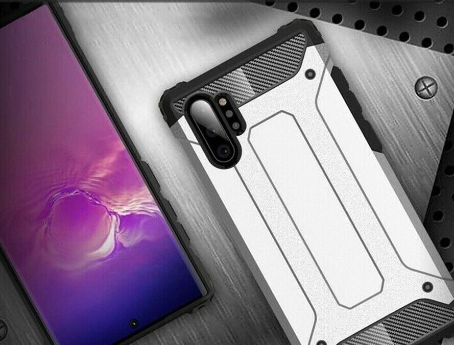 Samsung Galaxy Note 10 Plus Ultra Slim Shockproof Bumper Protection Cover Carbon - Picture 49 of 49
