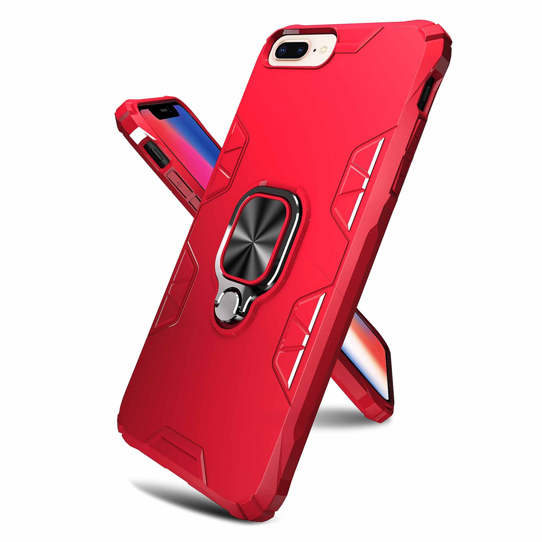 Hybrid Armor Case Shockproof Cover Ring Stand Holder For Apple iPhone SE 2020 - Picture 90 of 90