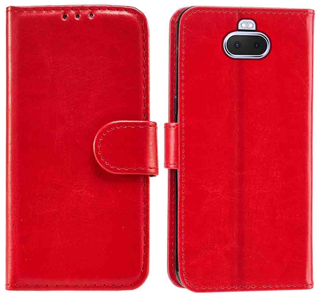 Sony Xperia 10 Premium Leather Wallet Flip Cover Pouch Book - Picture 29 of 35