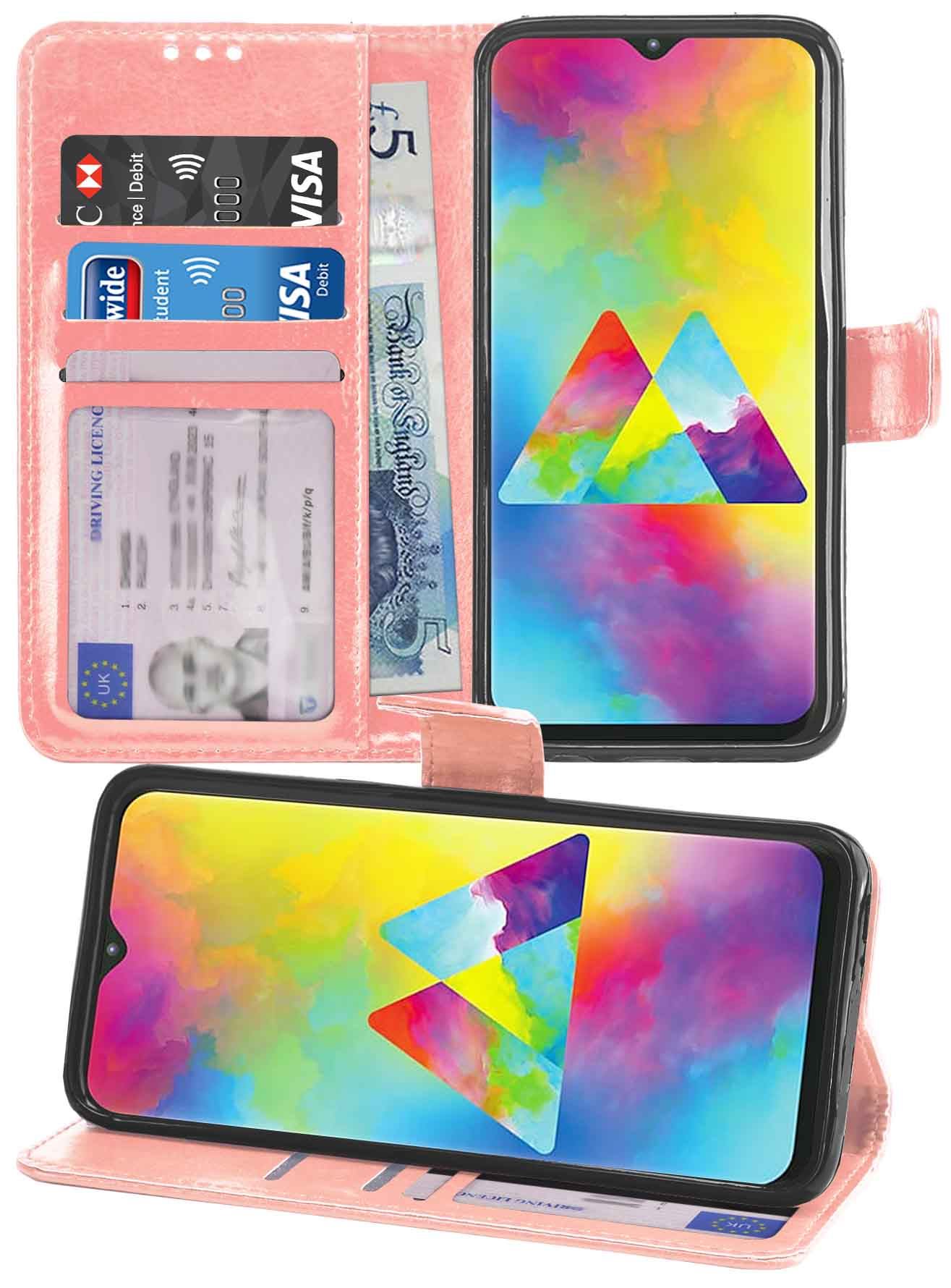 Leather Wallet Flip Cover Pouch Book for Samsung Galaxy A50, M10, M20, M30, A30 - Picture 52 of 62