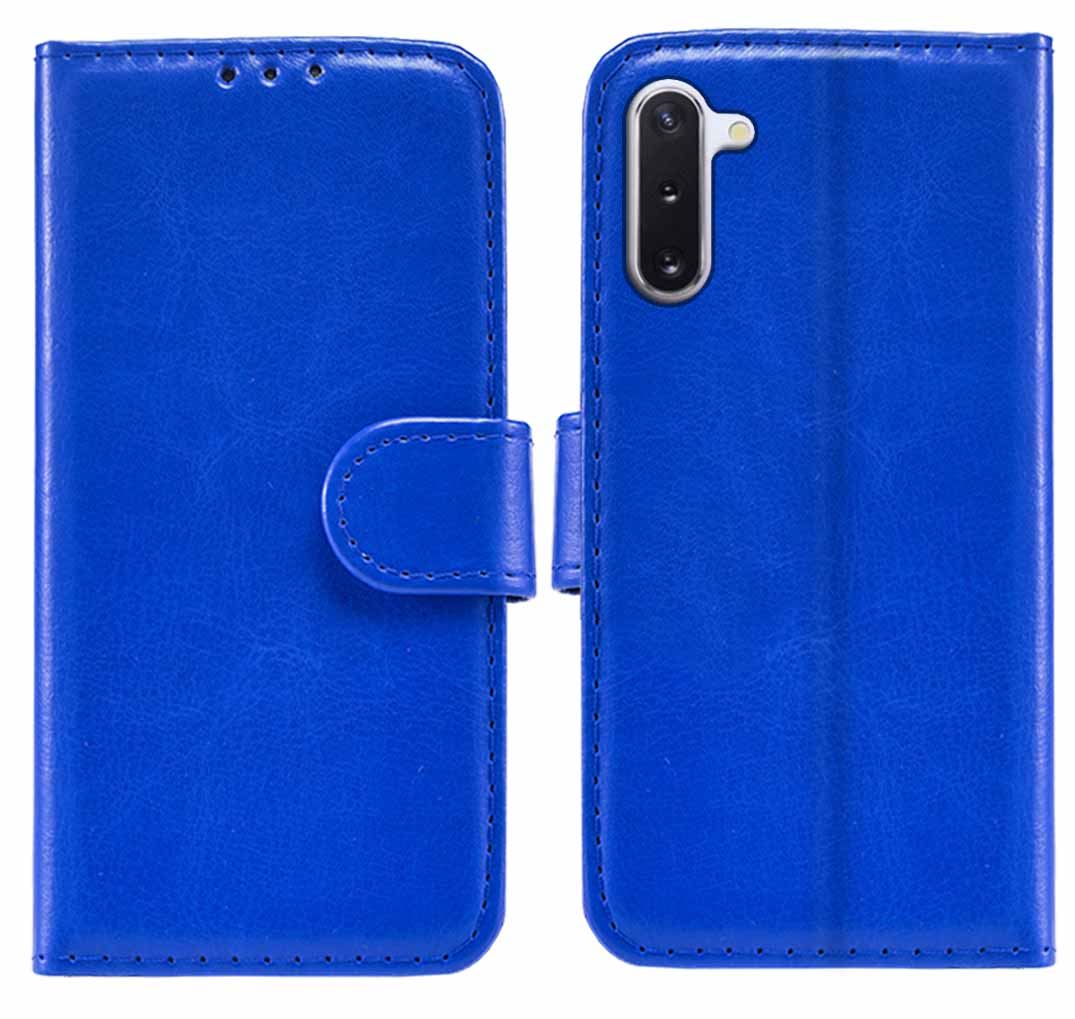 Samsung Galaxy Note 10 Premium Leather Wallet Flip Cover Pouch Book - Picture 16 of 56