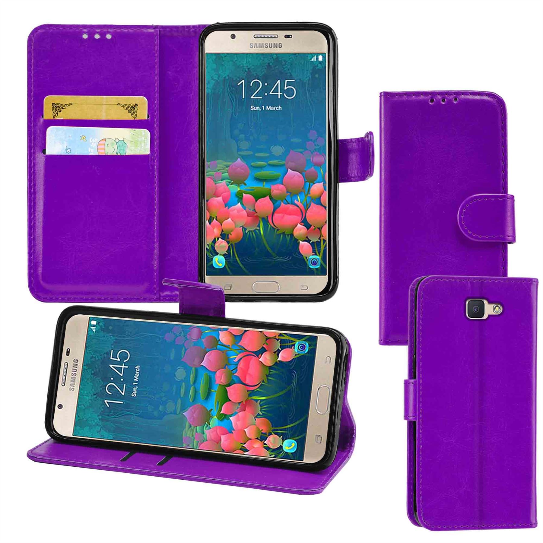 Leather Wallet Flip Cover Pouch Book for Samsung Galaxy A50, M10, M20, M30, A30 - Picture 39 of 62