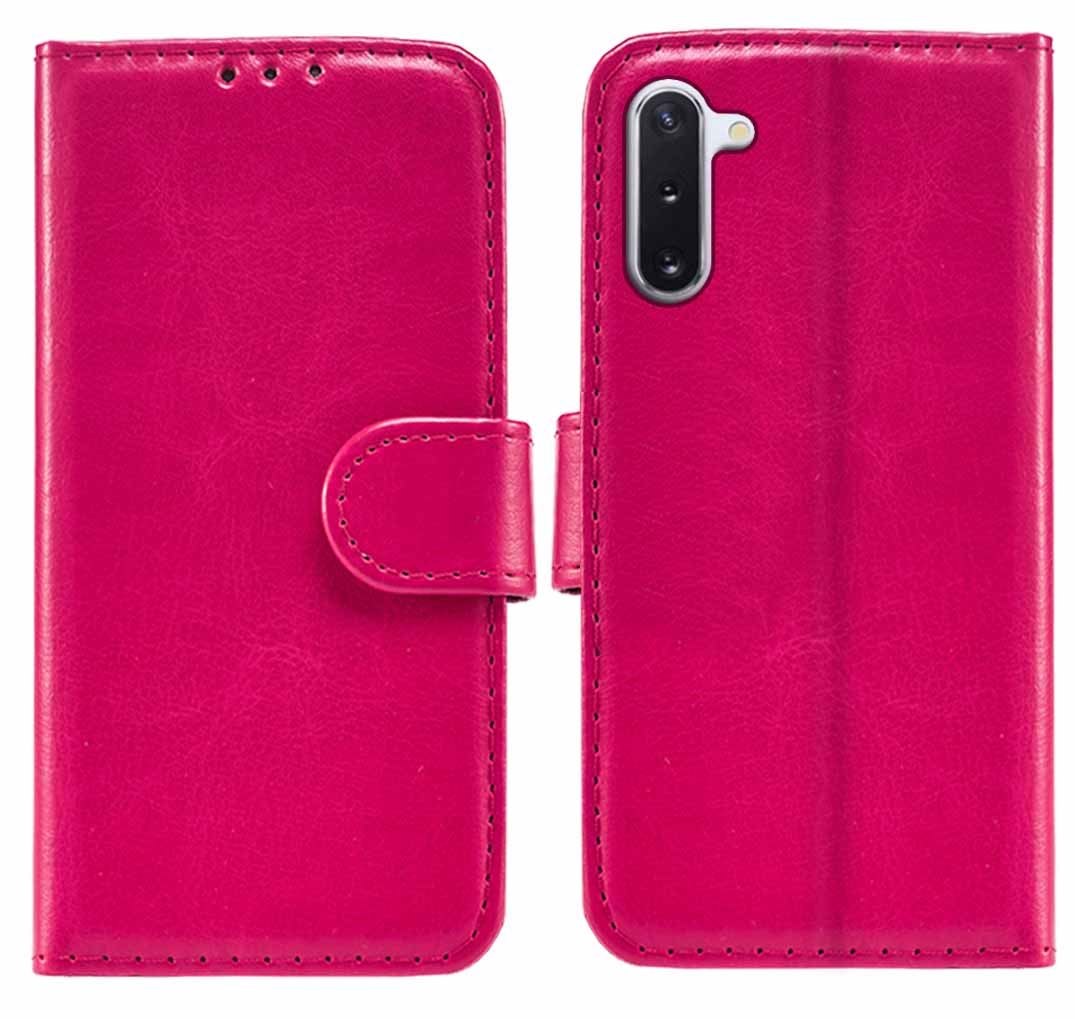 Samsung Galaxy Note 10 Premium Leather Wallet Flip Cover Pouch Book - Picture 30 of 56