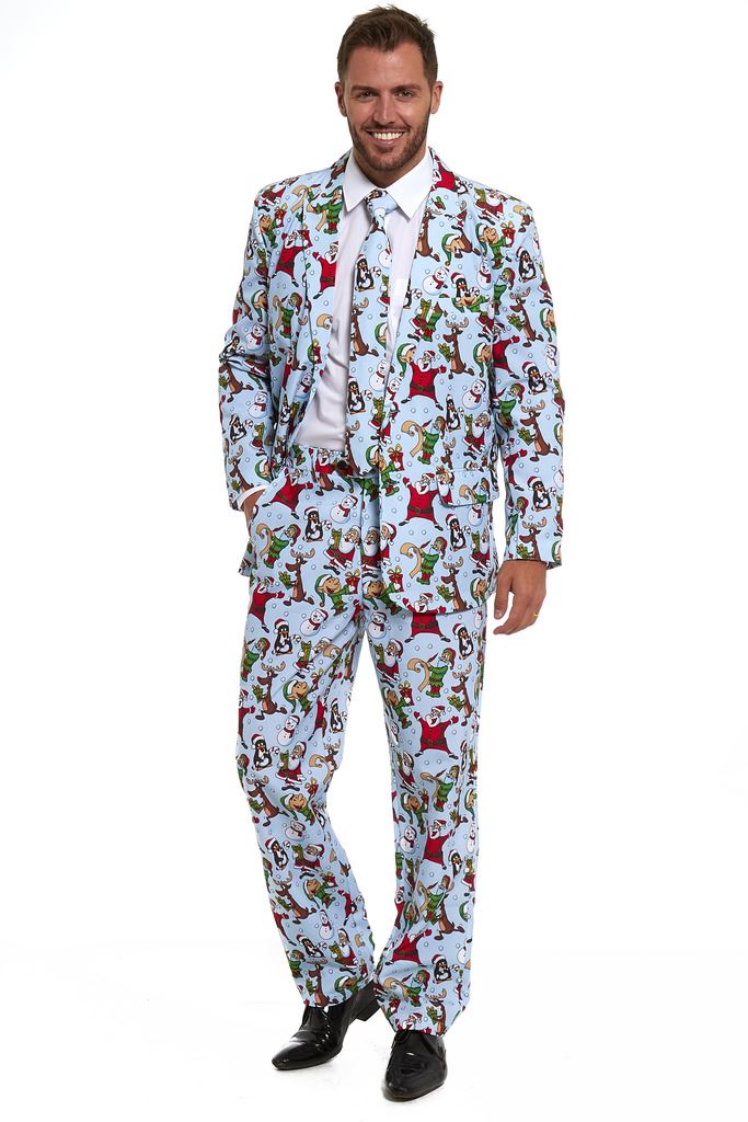 Stag Do Suits Party Fancy Paty Mens Costume Outfit Stand Out Christmas
