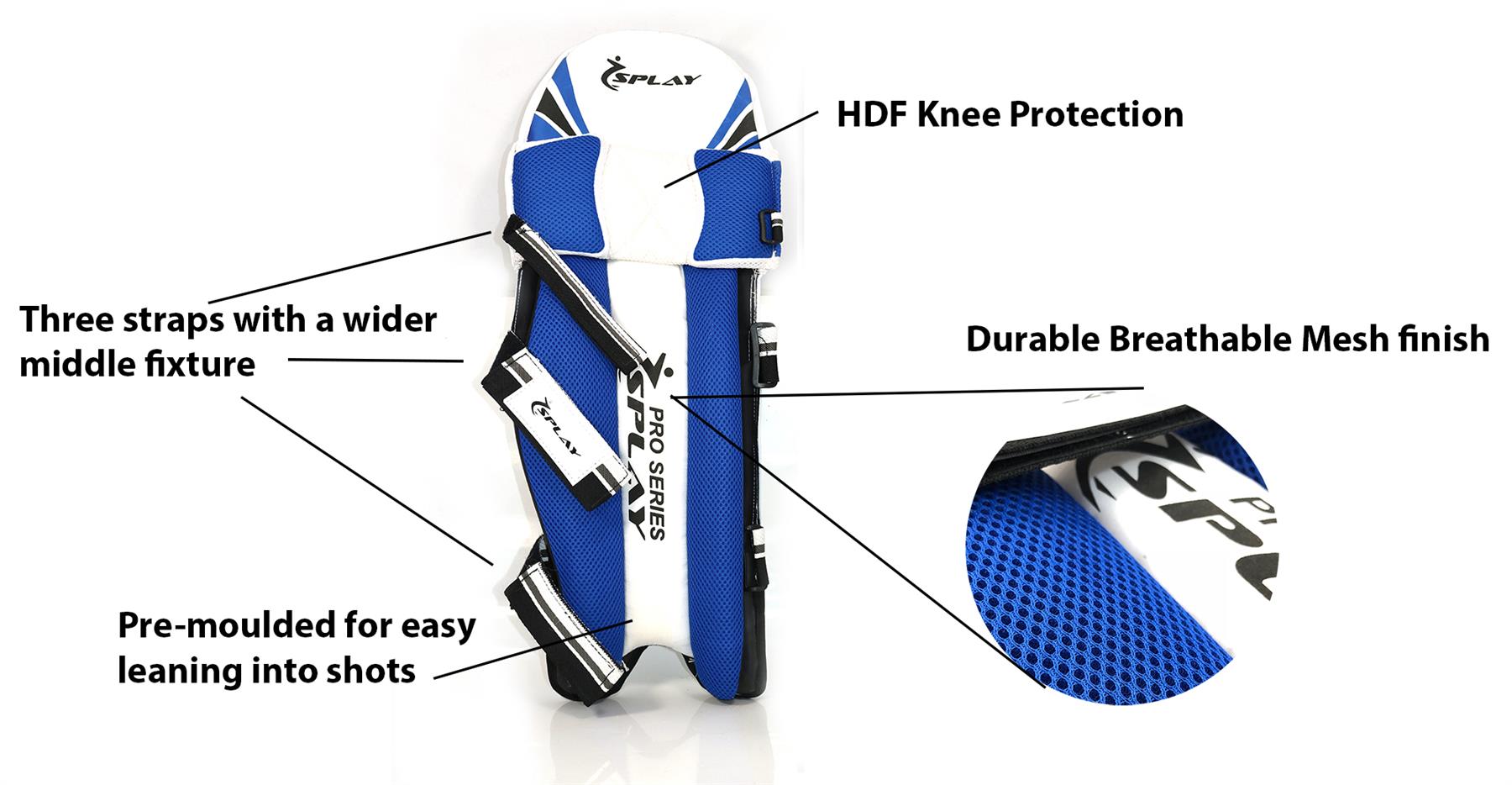 Splay Cricket batting pads Cricket leg guards pads RIGHT Protection eBay