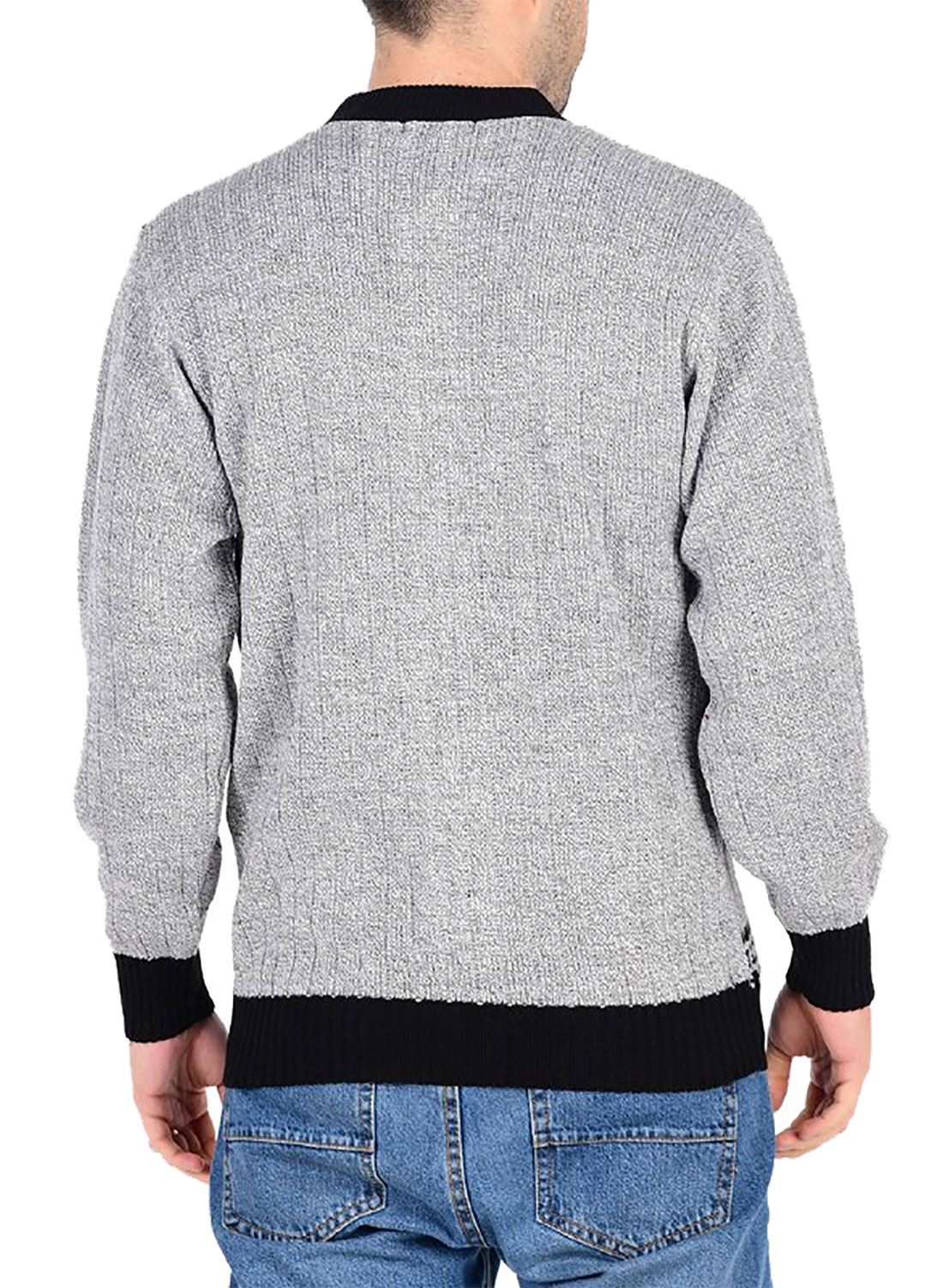 Men Zip Up 2 Front Pocket Sweater Jumper Adult Thick Warm Cardigan Winter Jumper | eBay