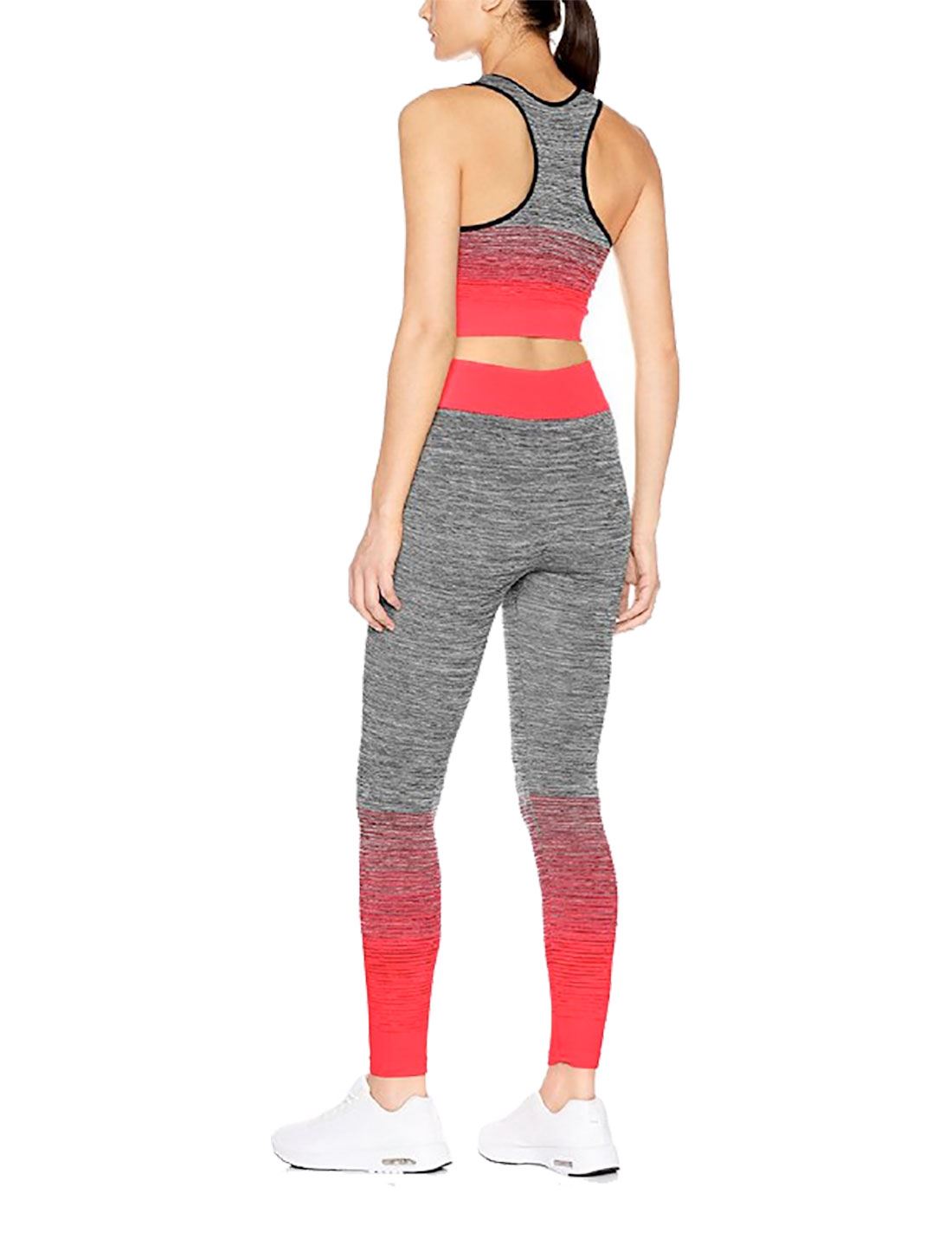 gym leggings and crop top set