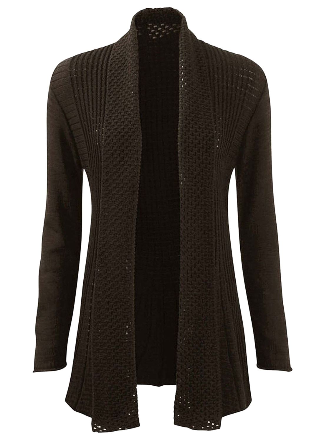 Ladies Knitted Boyfriend Waterfall 