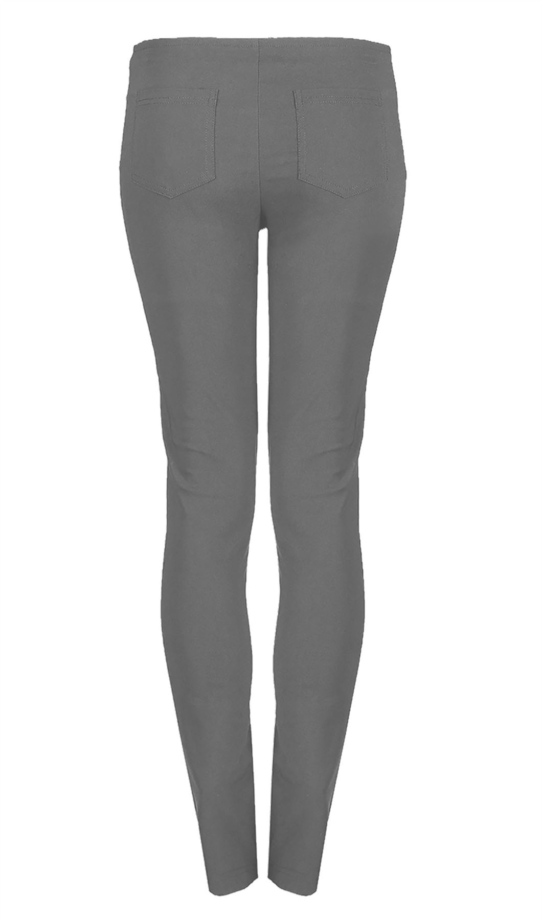 Girls Front Zip Bengaline School Wear Uniform Trouser Womens Slim Fit Long Pants | eBay