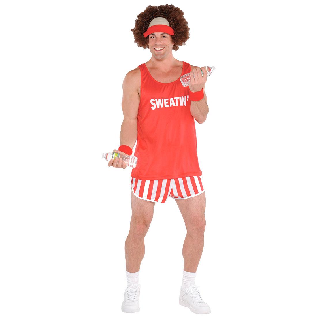 Adults 80s Lets Get Physical Costume 