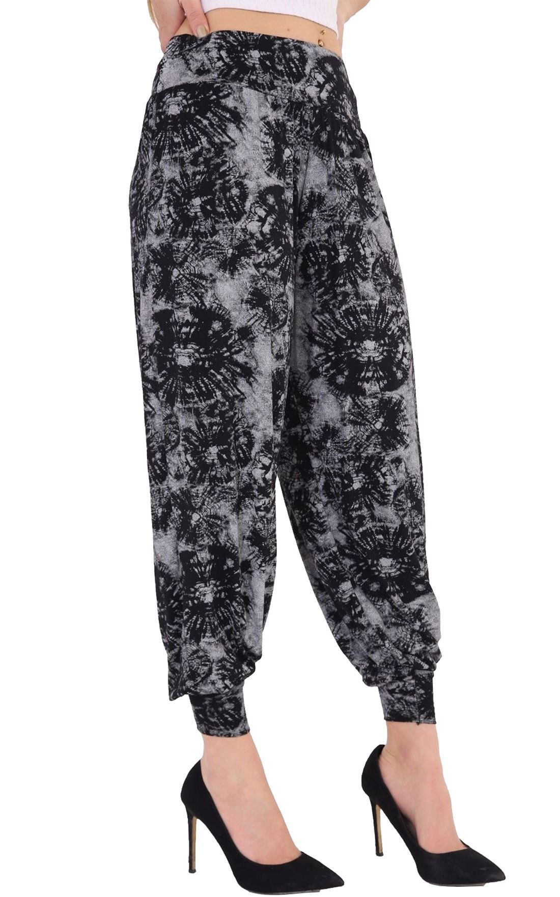 Nouveau Femmes Ali Baba Sarouel Femme Imprimé Baggy Revers Pantalon Leggings Nouveau Femmes Ali Baba Sarouel Femme Imprimé Baggy Revers Pantalon Leggings