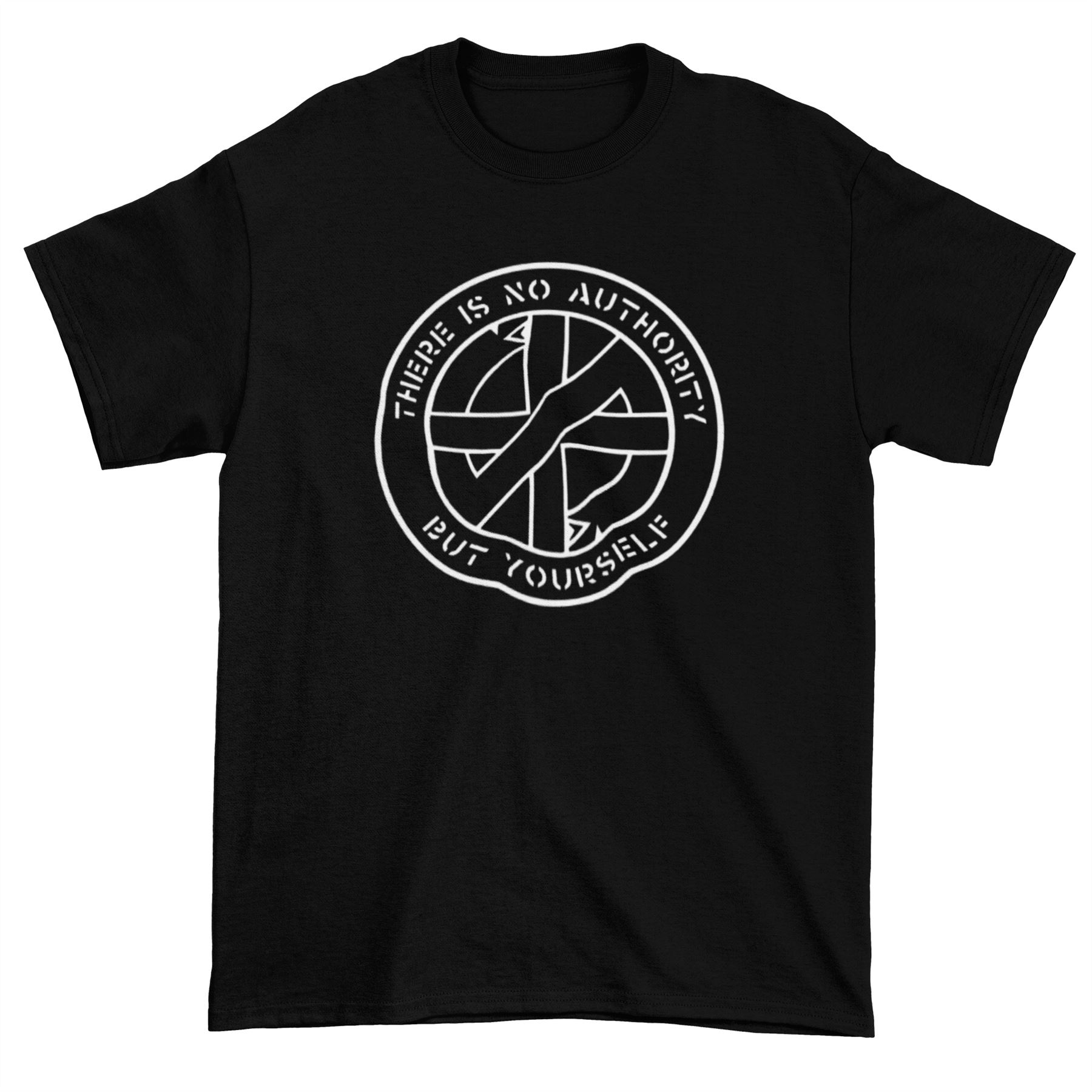 Crass No Authority But Yourself T-Shirt - Hardcore Punk Anarchist - Bild 6 von 9