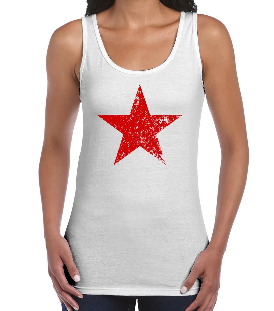 Communist Star Cuba Women/'s Vest Tank Top Karl Marx Che Guevara T-Shirt