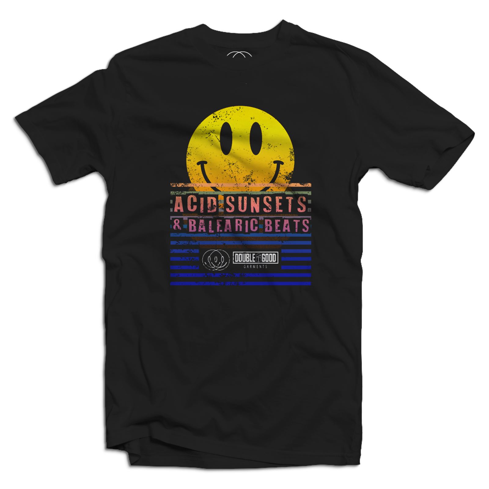 Camiseta para hombre Acid Sunset Balaeric Beats EDM Acid House Music Techno Rave - Imagen 6 de 7