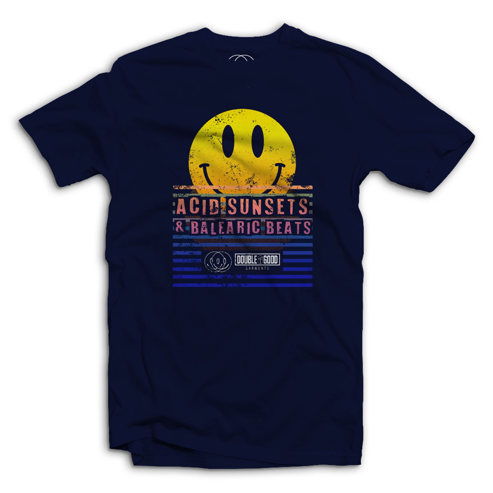 Camiseta para hombre Acid Sunset Balaeric Beats EDM Acid House Music Techno Rave - Imagen 5 de 7