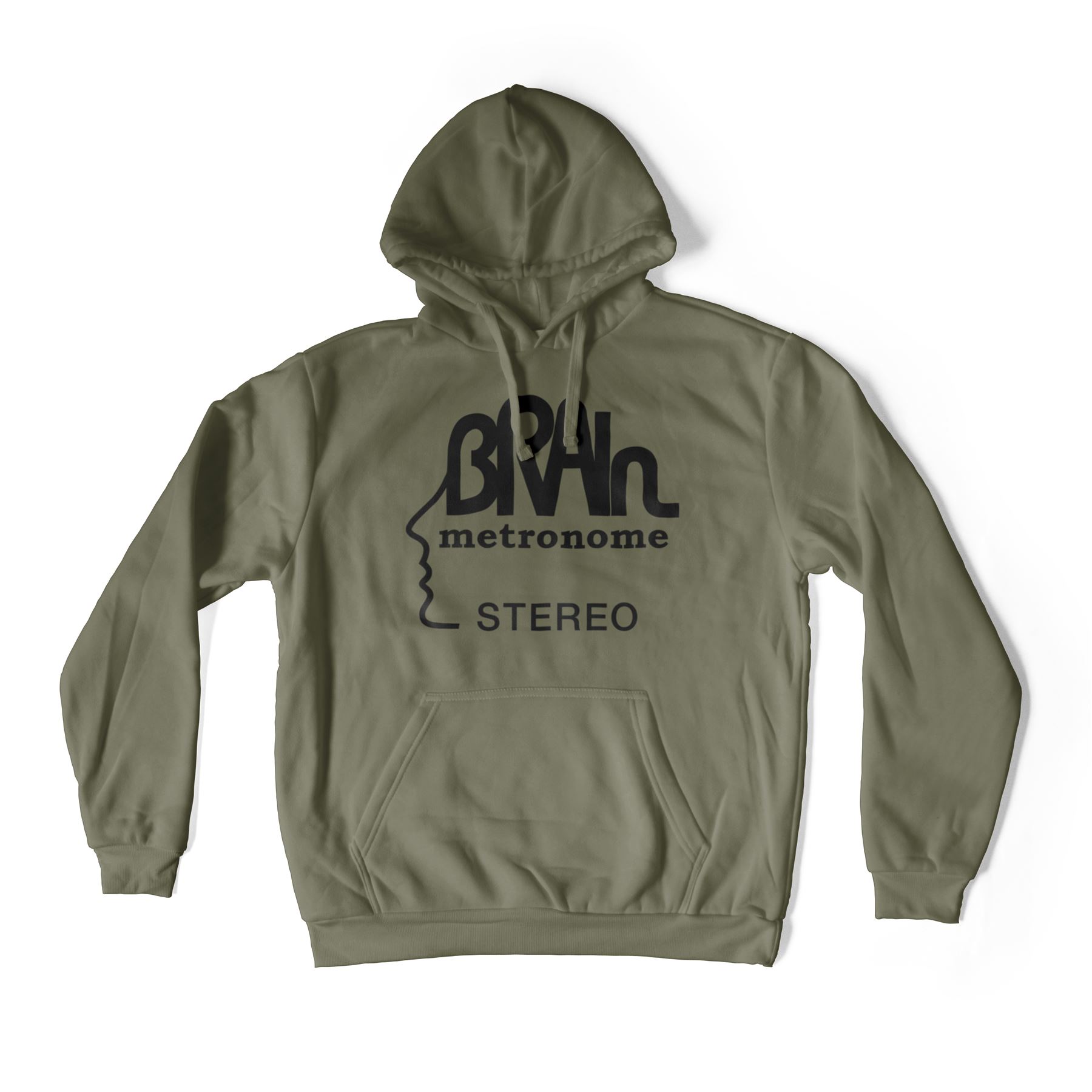 Sudadera con capucha Brain Records - ¡Falda de hierbas nueva! Camiseta Cluster Guru Guru - Imagen 3 de 3