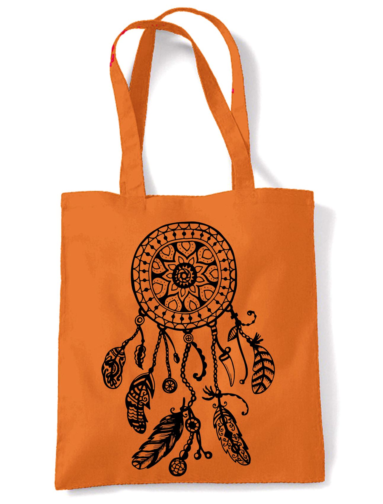 Dreamcatcher Native American Hipster Large Print Tote Shoulder Shopping Bag