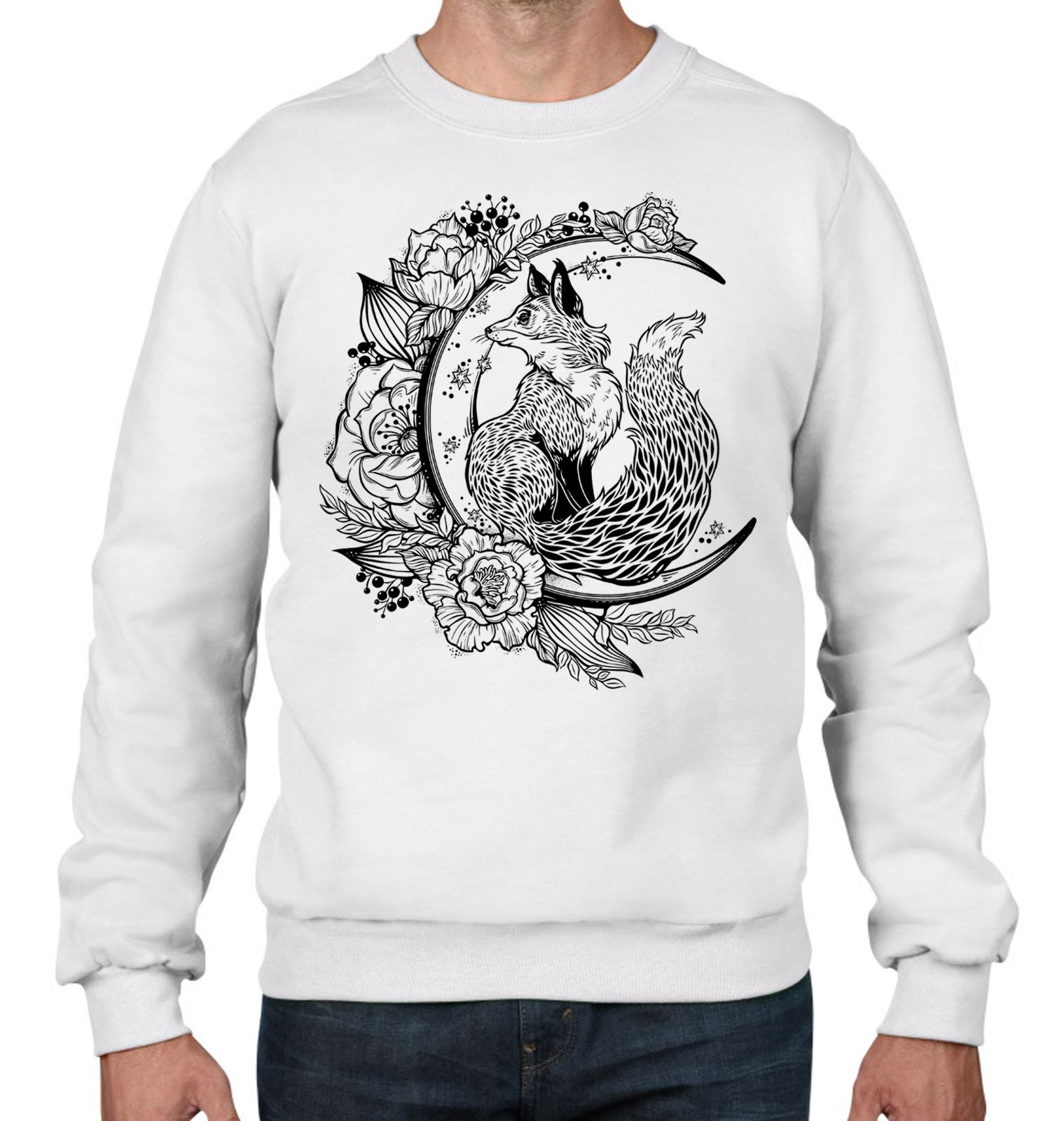 crescent moon sweatshirt