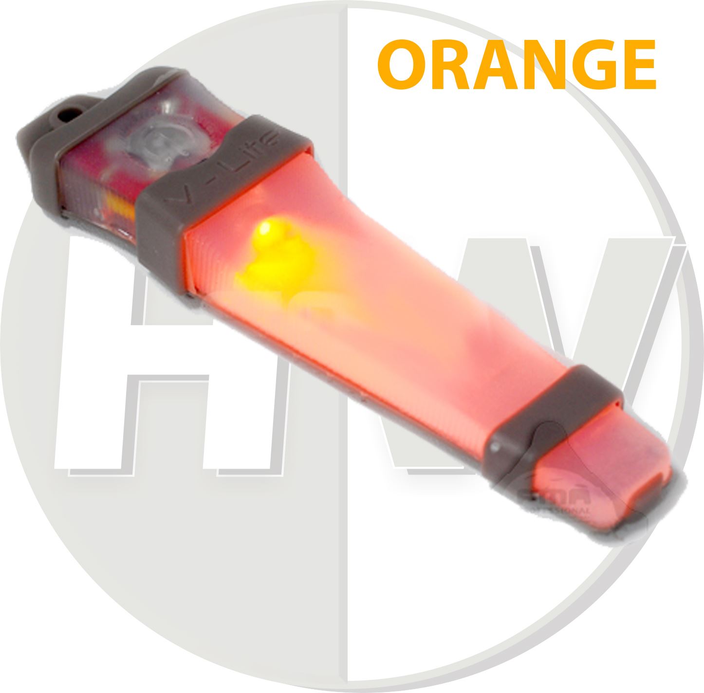 Airsoft VLite Led Safety Light Orange Helmet V Lite E Lite ELite Tan