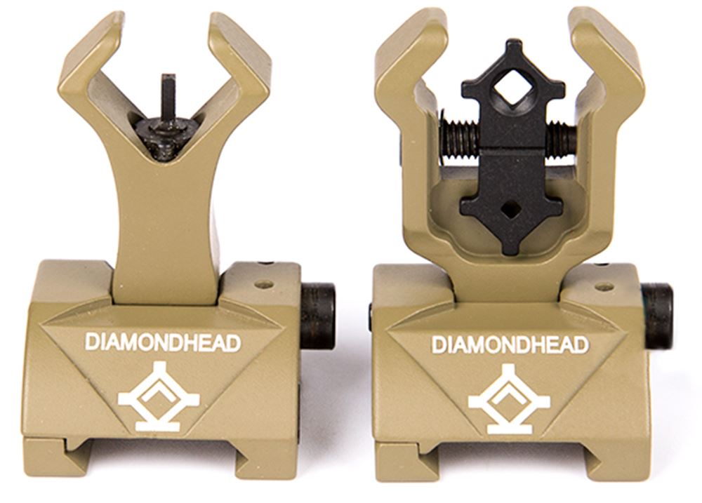 Airsoft Gen 2 Back Up pts Sights M Series Flip Up Black Mike 4 UK