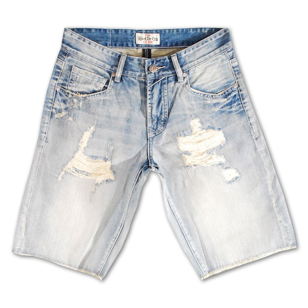 Rivet De Cru Blue Graphite Denim Shorts