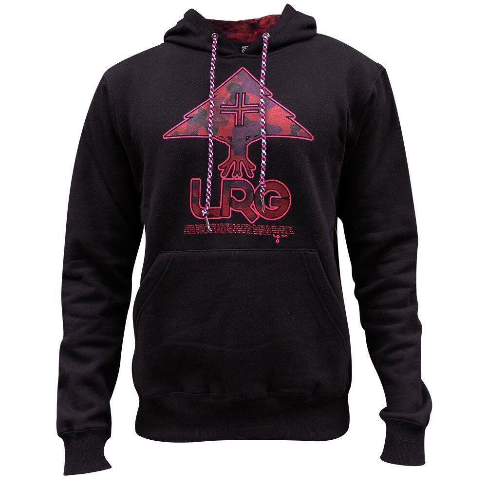 Lrg Hettegenser Lrg Svart Rc Rc Pullover 756q0x