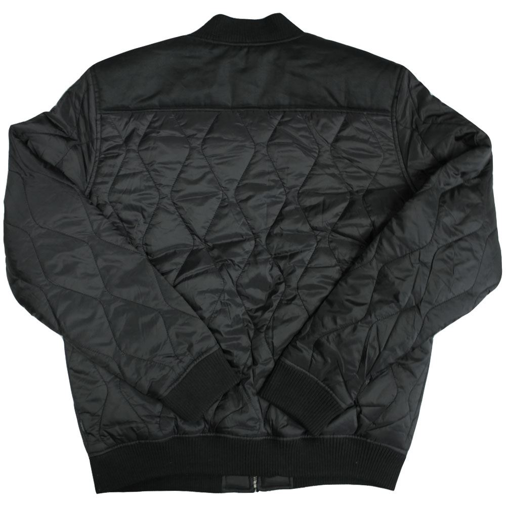 WeSC Sixten Quilted Bomber Jacket Black - Picture 6 of 6