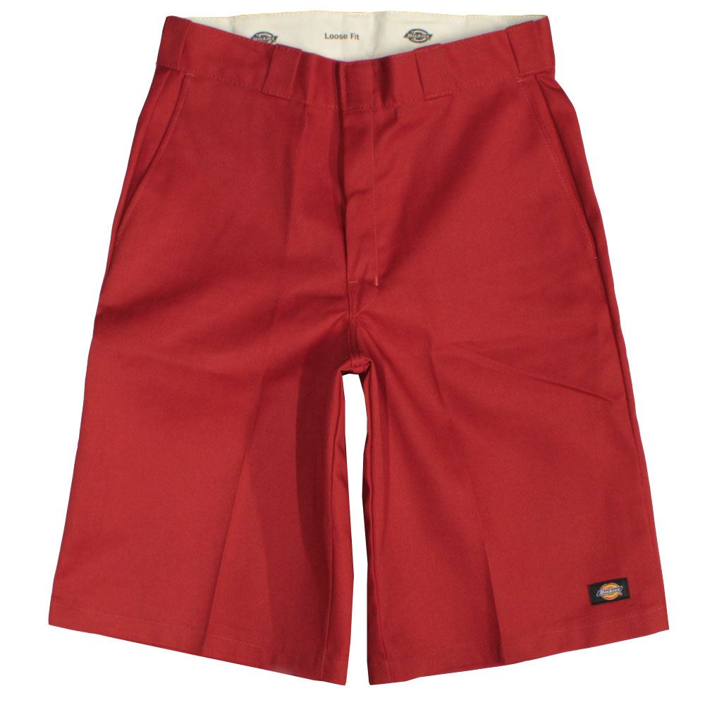 Dickies Men/'s 13 Inch Loose Fit Multi-Pocket Work Short Red