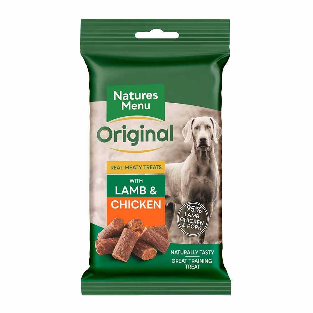 Natures Menu Real Meaty Natural Dog Treats – Chicken, Lamb & Beef 60g - Picture 14 of 25