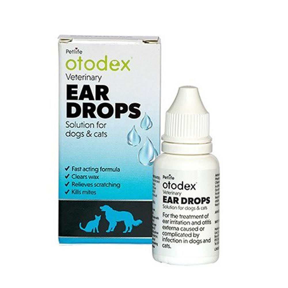 Otodex Veterinary Eardrops Cats Dogs Pets Fast Acting Kill Mites Clears