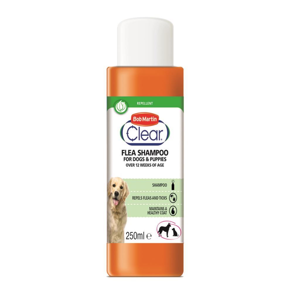 Bob Martin Flea Shampoo for Dogs and Puppies Repels Fleas & Ticks