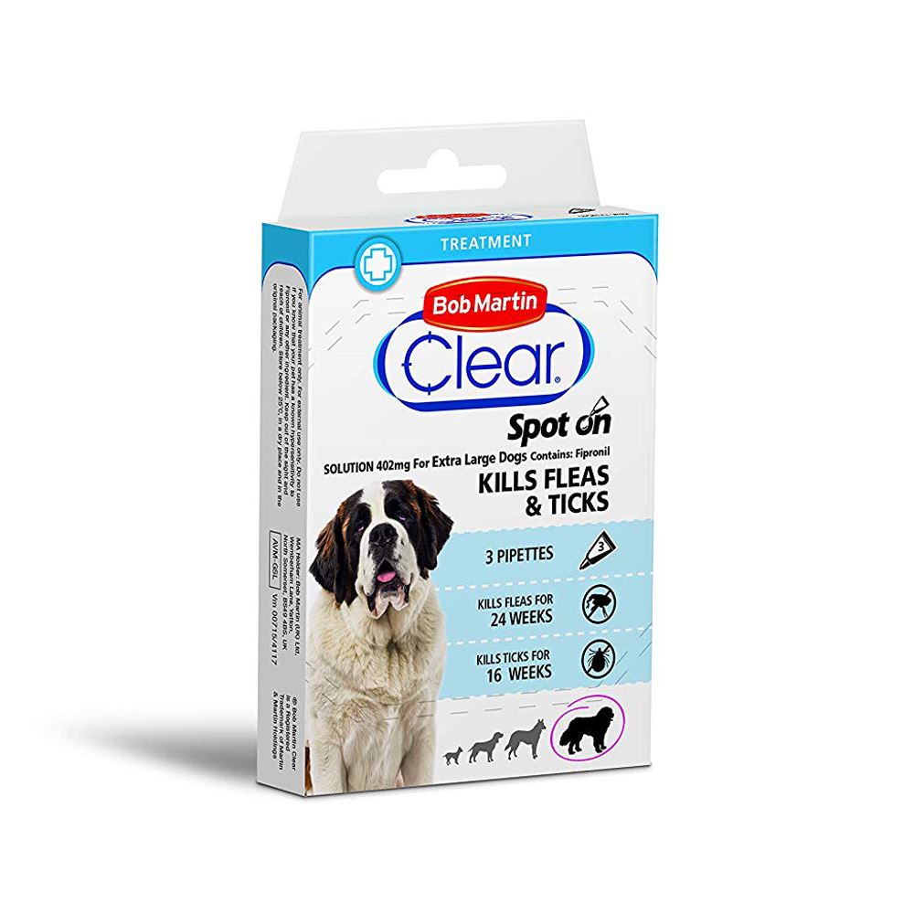 Bob Martin Clear Spot On Flea Treatment Cats Dogs Kills Fleas Ticks eBay