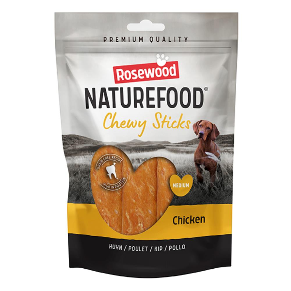 Rosewood Naturefood Dog Treats Chewy Sticks Chicken, Duck, Beef or Lamb - Picture 7 of 11