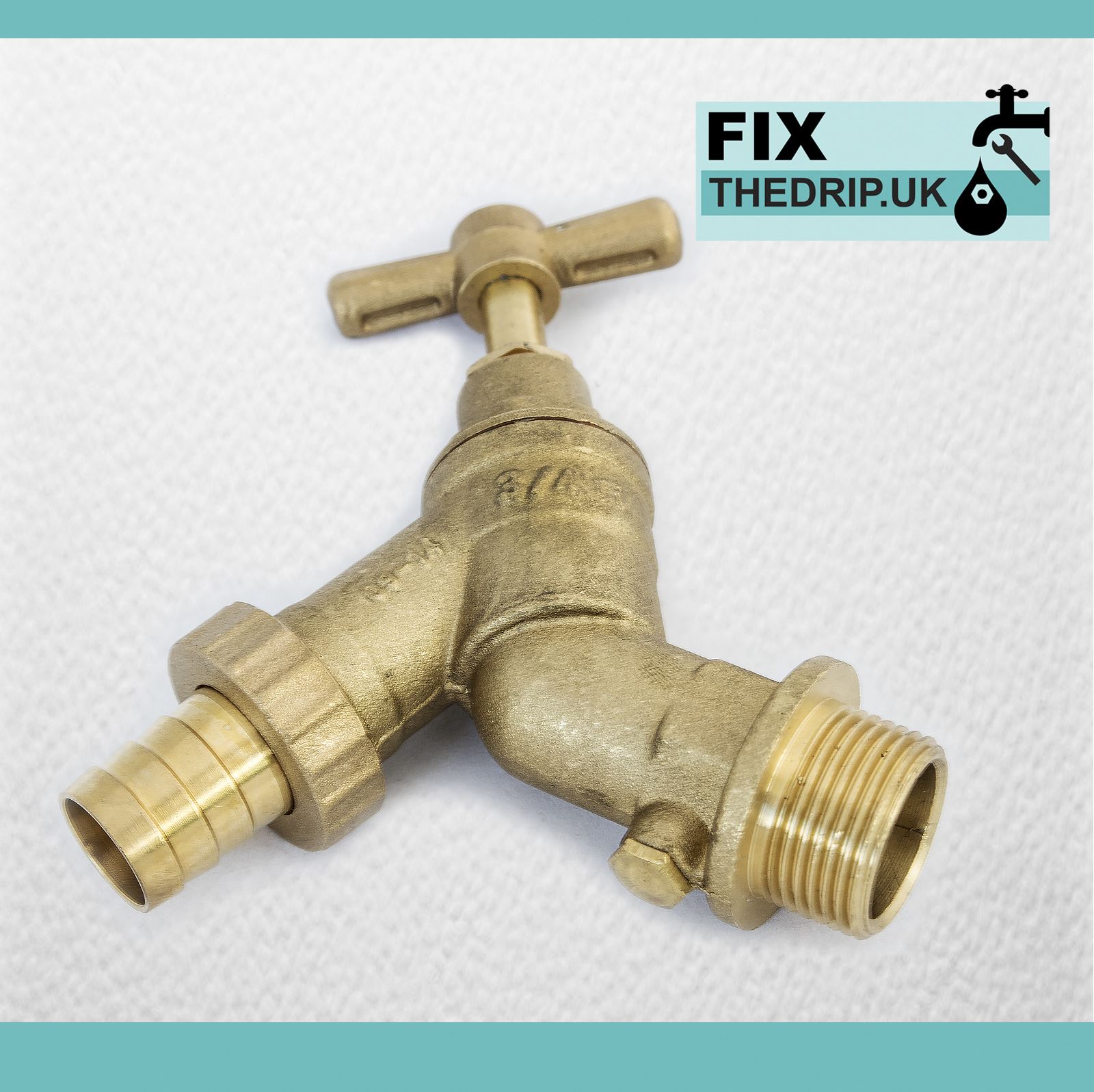 3/4" BS1010 DZR Hose Union Bib Tap Outside Garden Tap Double Check