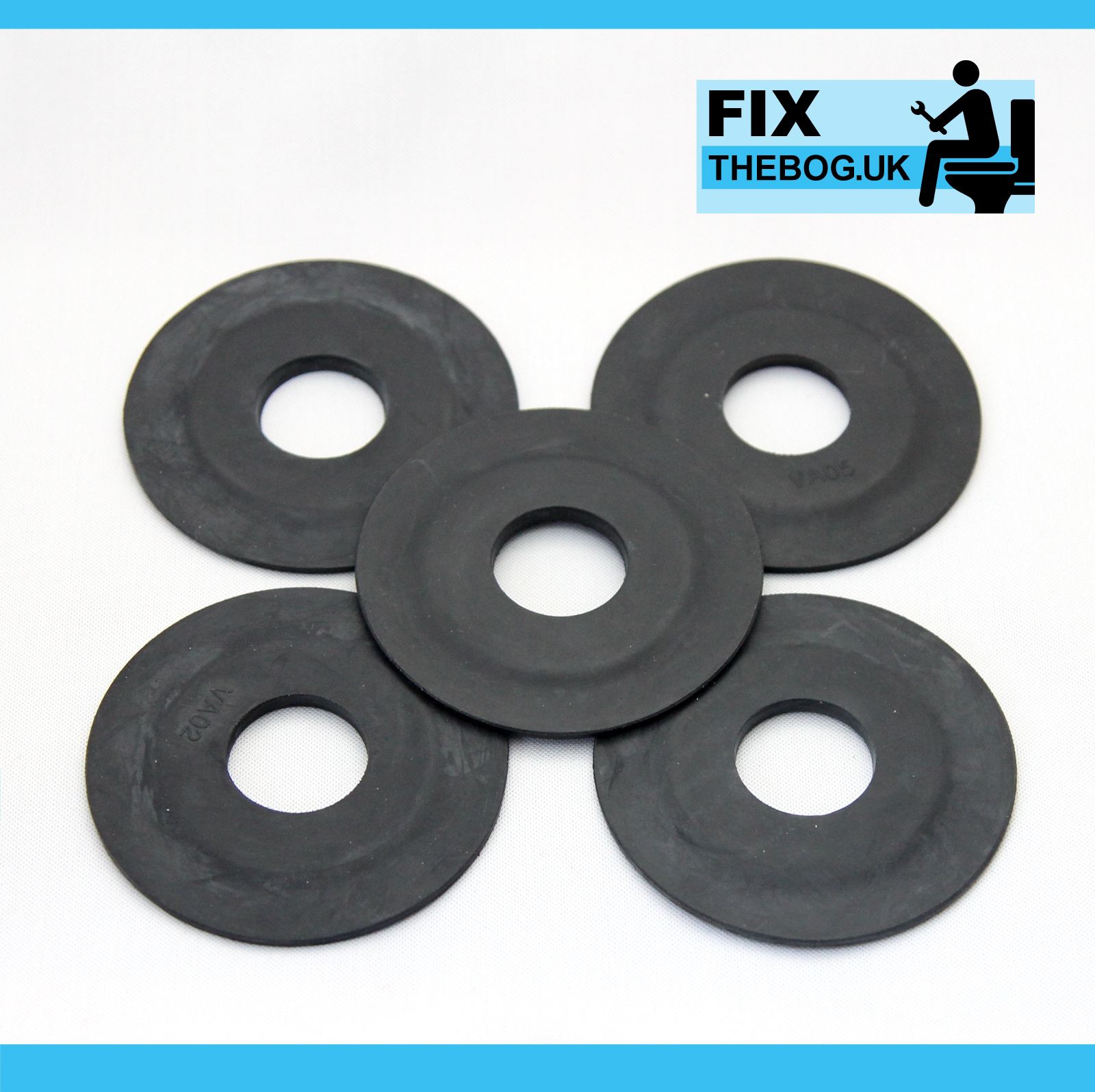 Trade Pack 5 x Siamp skipper storm flush valve seal diaphragm syphon