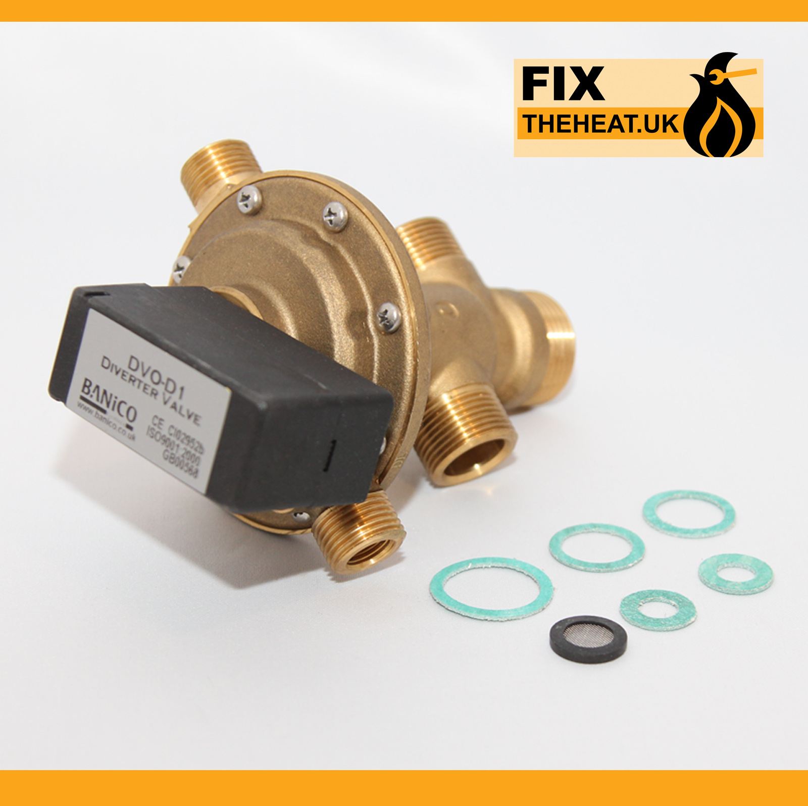 COMBI BOILERS 3 way diverter valve fits Glowword HALSTEAD QUATTRO TRIO